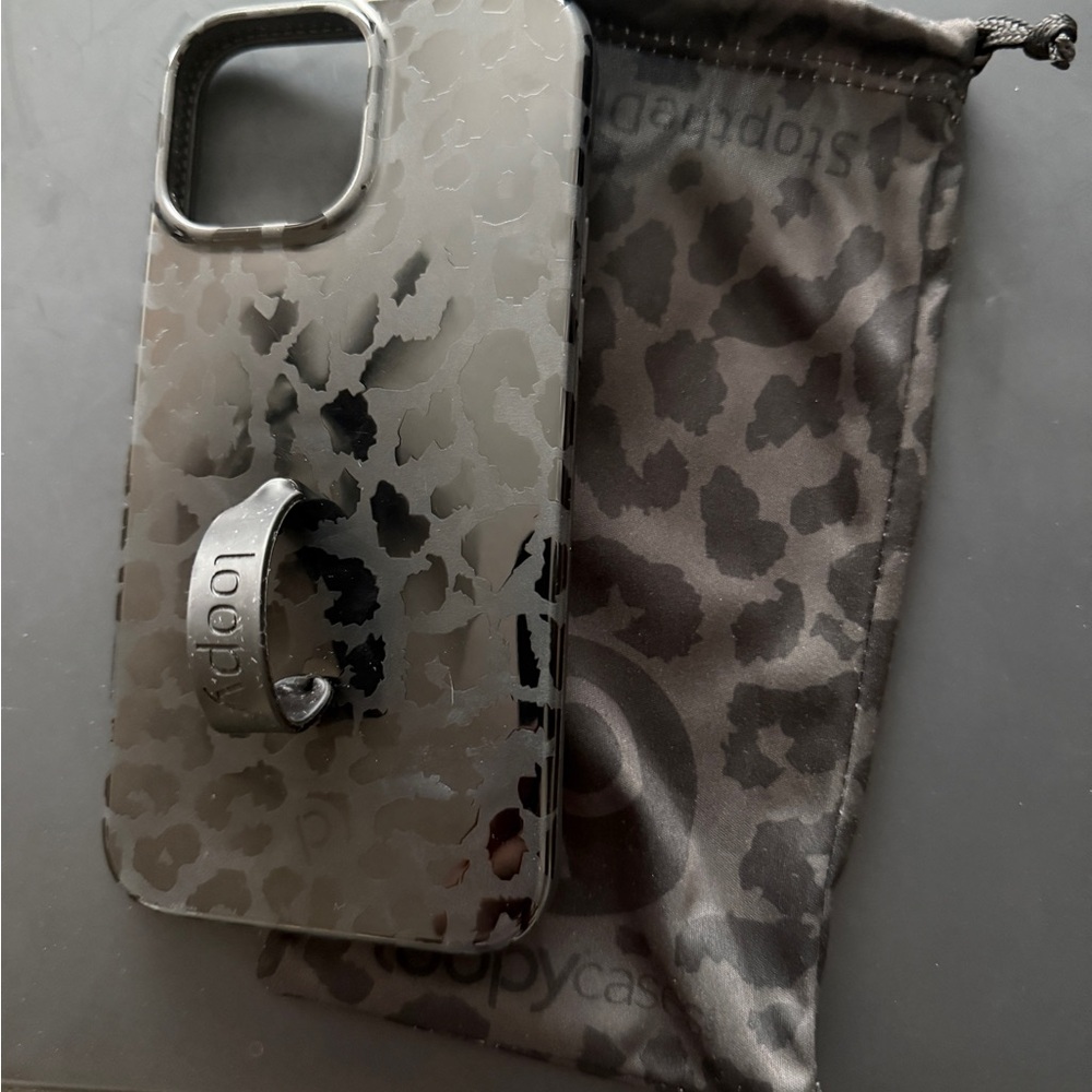 Loopy Case Midnight Leopard iPhone 13 Max Pro Case